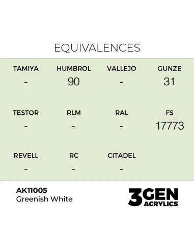 Greenish White 17ml - AK Interactive AK11005