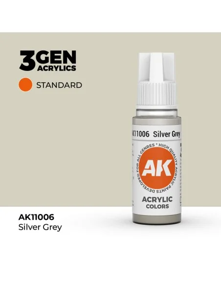 Silver Grey 17ml - AK Interactive AK11006