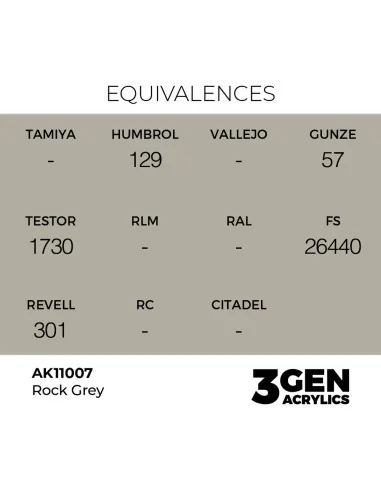 [NO_DESC] Rock Grey 17ml - AK Interactive AK11007
