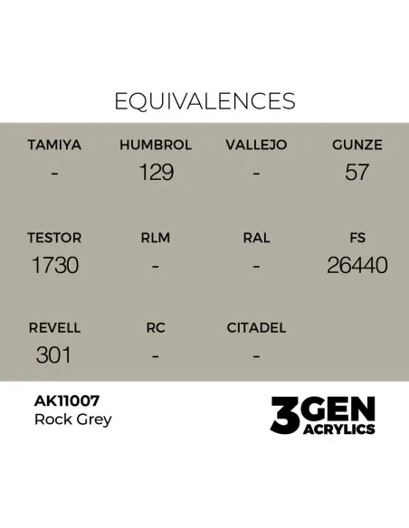 Rock Grey 17ml - AK Interactive AK11007