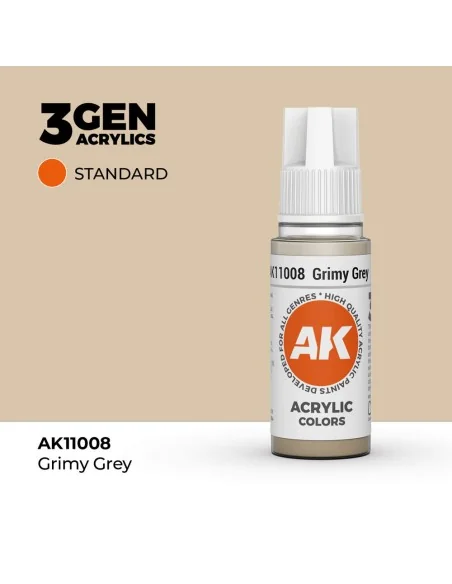 Grimy Grey 17ml - AK Interactive AK11008