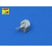 12 pcs 127 mm short barrels for Japan ships - Aber Models RE-350 L03