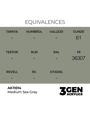Medium Sea Grey 17ml - AK Interactive AK11014