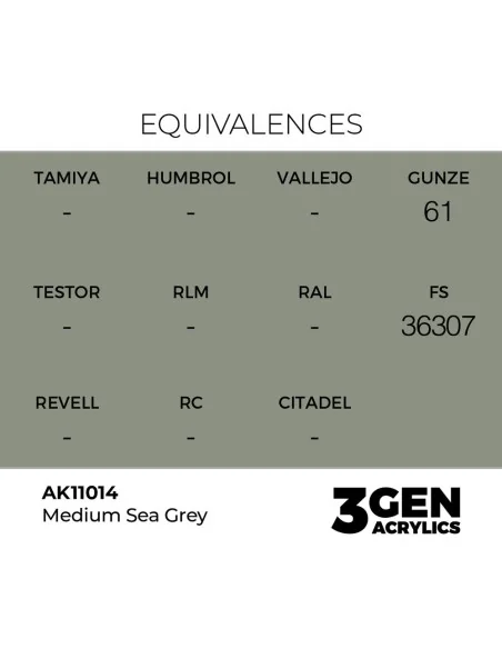 Medium Sea Grey 17ml - AK Interactive AK11014
