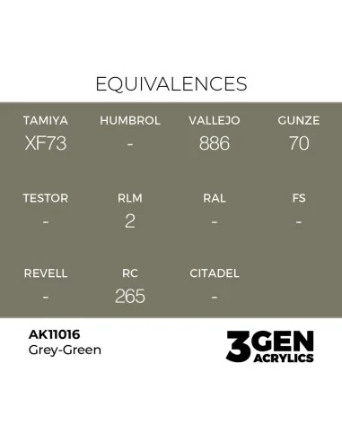 [NO_DESC] Grey-Green 17ml - AK Interactive AK11016