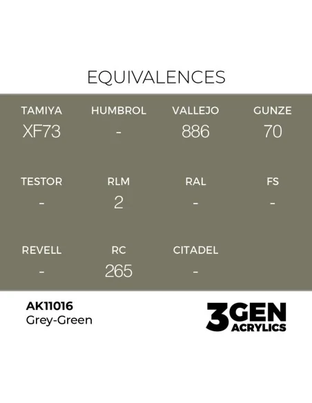 [NO_DESC] Grey-Green 17ml - AK Interactive AK11016