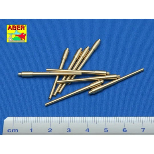 Set of 9 pcs 406 mm barrels Missouri, 1/350 - Aber Models RE-350 L04