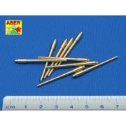 Set of 9 pcs 406 mm barrels Missouri, 1/350 - Aber Models RE-350 L04