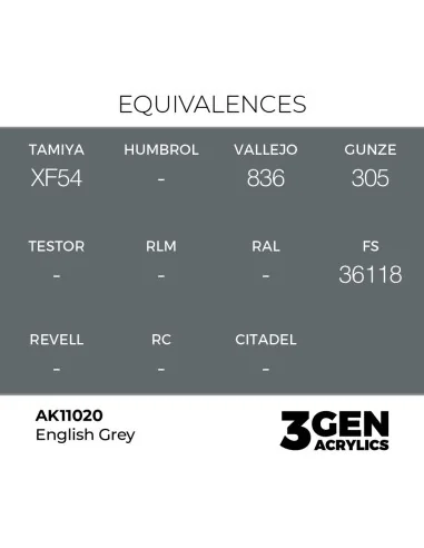 [NO_DESC] Inglés Grey 17ml - AK Interactive AK11020