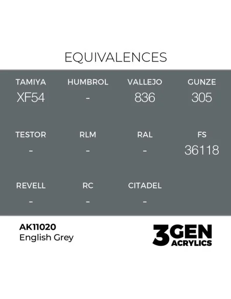 [NO_DESC] Inglés Grey 17ml - AK Interactive AK11020