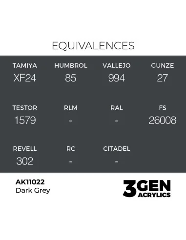 Dark Grey 17ml - AK Interactive AK11022