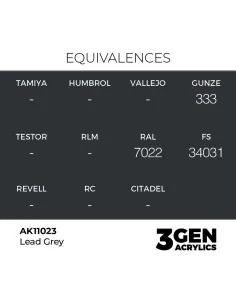 Lead Grey 17ml - AK Interactive AK11023 2