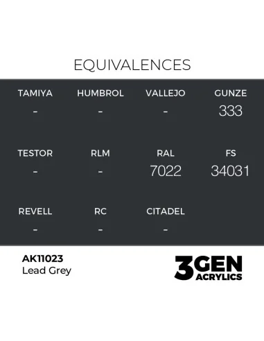 Lead Grey 17ml - AK Interactive AK11023