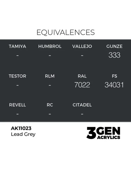 Lead Grey 17ml - AK Interactive AK11023