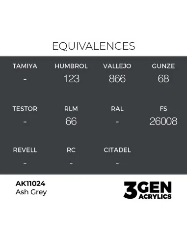 [NO_DESC] Ash Grey 17ml - AK Interactive AK11024