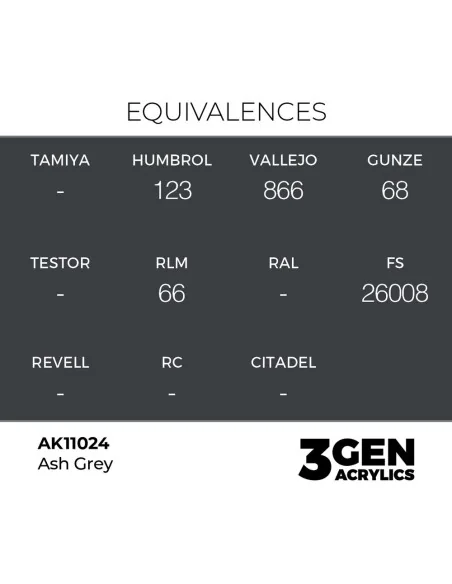 Ash Grey 17ml - AK Interactive AK11024