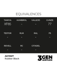 Rubber Black 17ml - AK Interactive AK11027 2