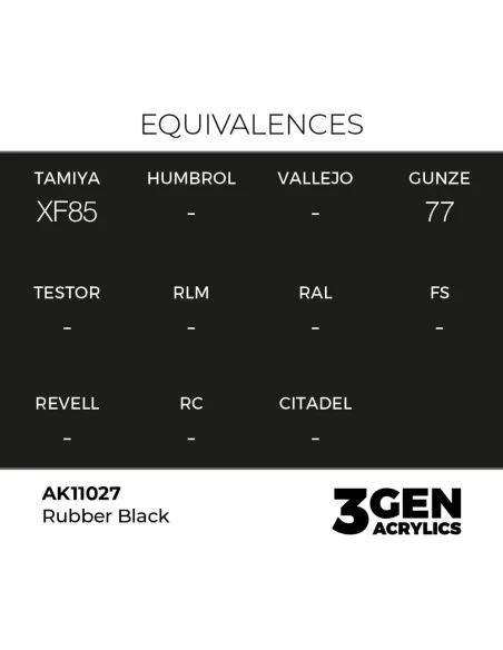 Rubber Black 17ml - AK Interactive AK11027