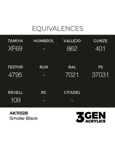 [NO_DESC] Smoke Black 17ml - AK Interactive AK11028