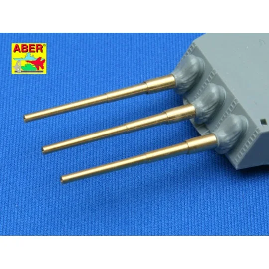 Set of 9 pcs 406 mm barrels Missouri, 1/350 - Aber Models RE-350 L04