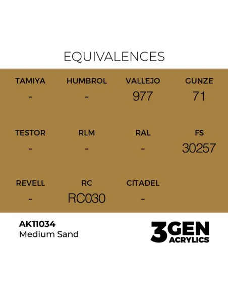 Medium Sand 17ml - AK Interactive AK11034