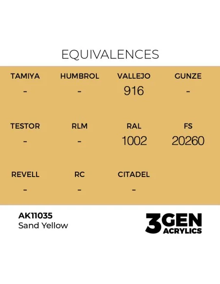 Sand Yellow 17ml - AK Interactive AK11035