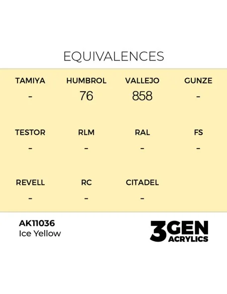 [NO_DESC] Ice Yellow 17ml - AK Interactive AK11036