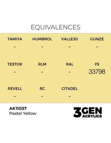 Pastel Yellow 17ml - AK Interactive AK11037