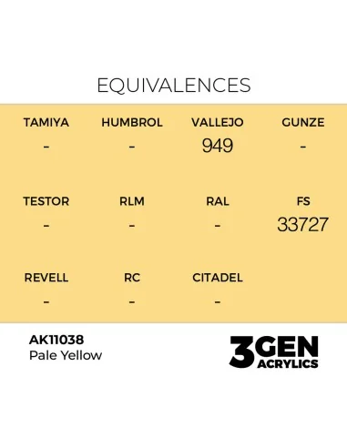 Pale Yellow 17ml - AK Interactive AK11038