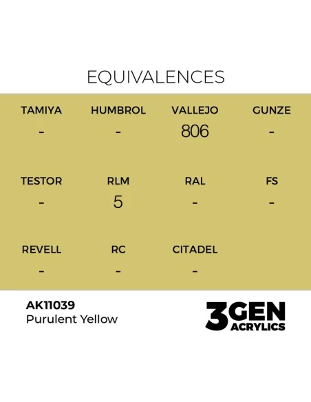 Purulent Yellow 17ml - AK Interactive AK11039