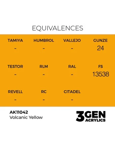 Volcanic Yellow 17ml - AK Interactive AK11042