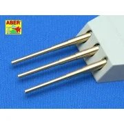 Set of 9 pcs 406 mm long barrels North Carolina, 1/350 - Aber Model... Set of 9 pcs 406 mm long barrels North Carolina, 1/350 - Aber Model...