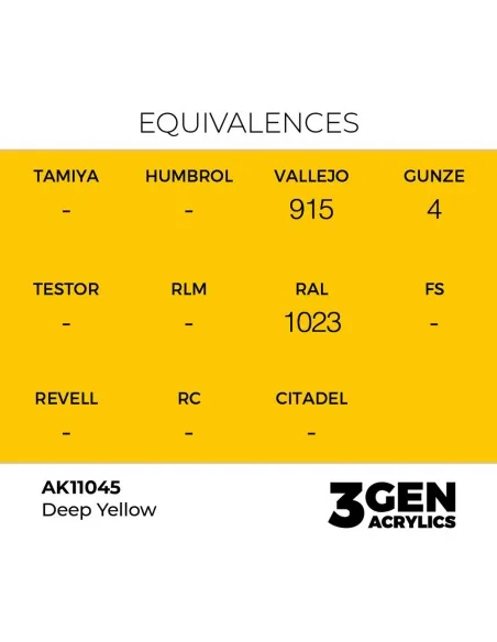 Deep Yellow 17ml - AK Interactive AK11045