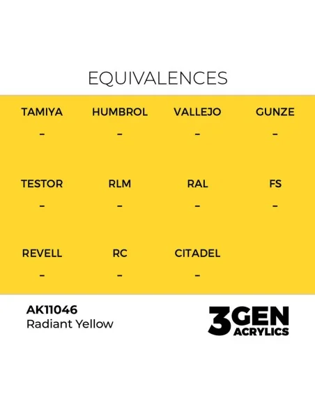 Radiant Yellow 17ml - AK Interactive AK11046