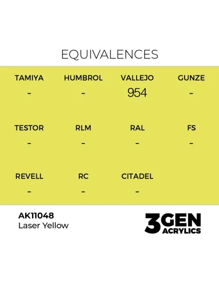 Laser Yellow 17ml - AK Interactive AK11048