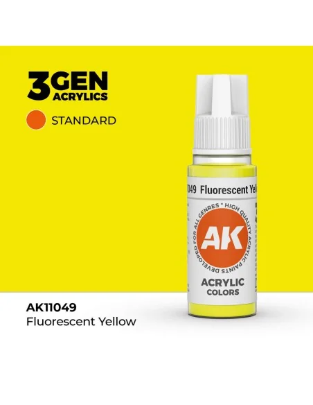 Fluorescent Yellow 17ml - AK Interactive AK11049
