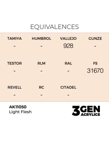 Light Flesh 17ml - AK Interactive AK11050
