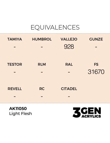 Light Flesh 17ml - AK Interactive AK11050