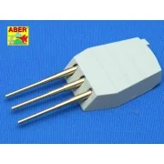 Set of 9 pcs 406 mm long barrels North Carolina - Aber Models RE-35...