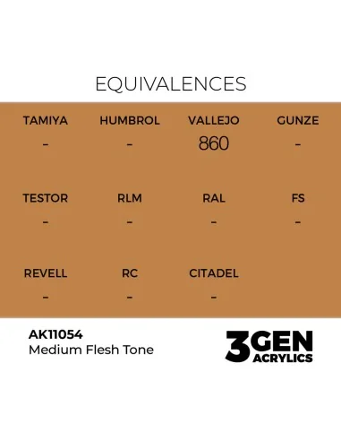 Medium Flesh Tone 17ml - AK Interactive AK11054