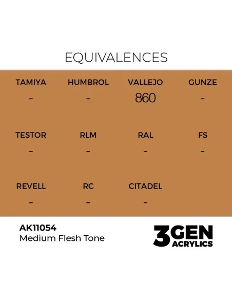 Medium Flesh Tone 17ml - AK Interactive AK11054