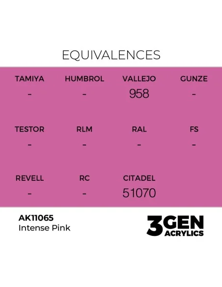 [NO_DESC] Intense Pink 17ml - AK Interactive AK11065