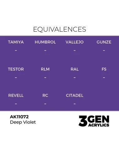 [NO_DESC] Deep Violet 17ml - AK Interactive AK11072