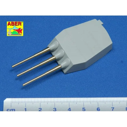 Set of 9 pcs 406 mm short barrels for North Carolina, 1/350 - Aber ...