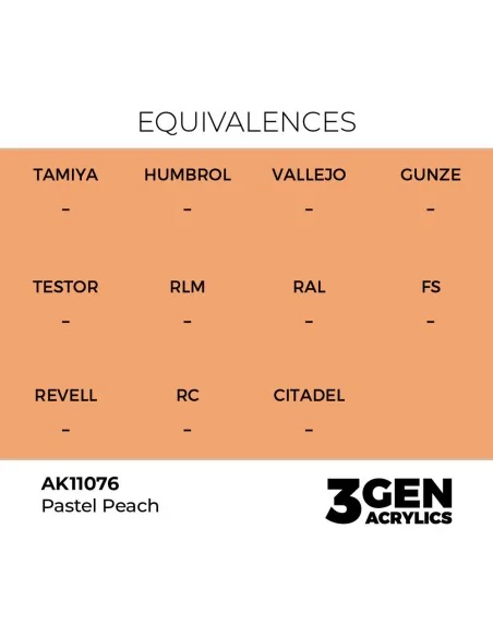 Pastel Peach 17ml - AK Interactive AK11076