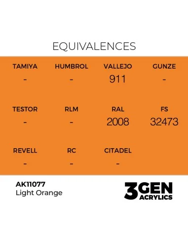 [NO_DESC] Light Orange 17ml - AK Interactive AK11077
