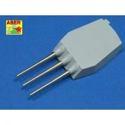 Set of 9 pcs 406 mm short barrels for North Carolina - Aber Models ...