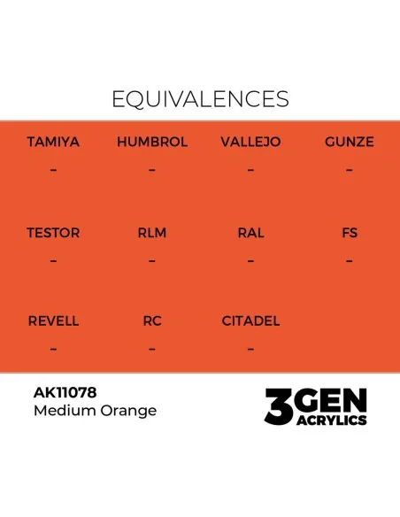 Medium Orange 17ml - AK Interactive AK11078