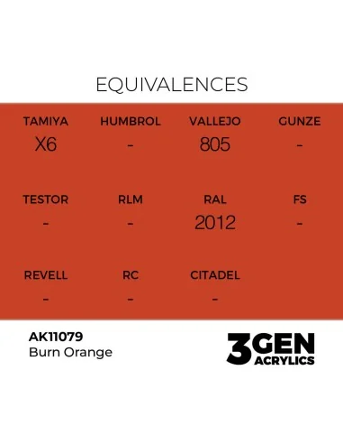 Burn Orange 17ml - AK Interactive AK11079