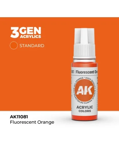 Fluorescent Orange 17ml - AK Interactive AK11081